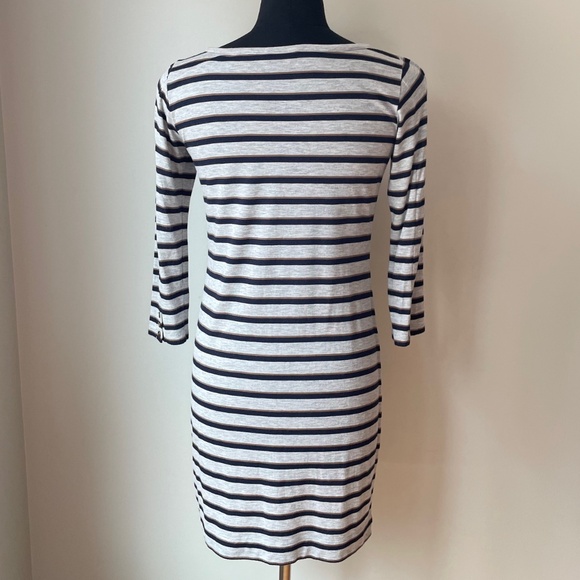Club Monaco Stripe Jersey Knit Dress - Picture 3 of 14